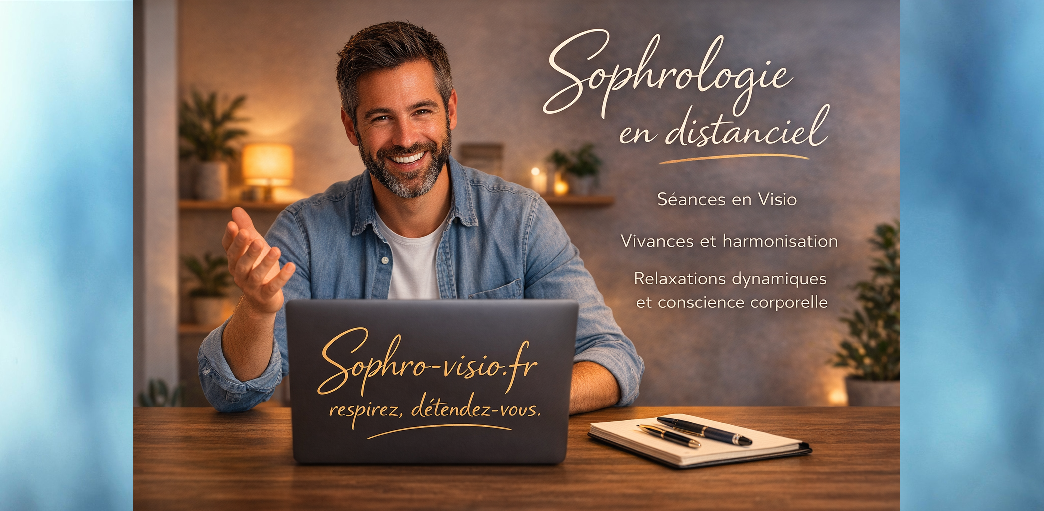 Sophrologie - Plage au coucher du soleil